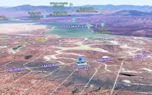 SOLD- 2.5 Acres to Build or Invest near Soda Lake, Santa Margarita, CA 93453