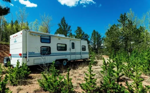 6.45 Acres with Creek, Power, Road and adjacent to BLM Land, Cripple Creek, CO 80813