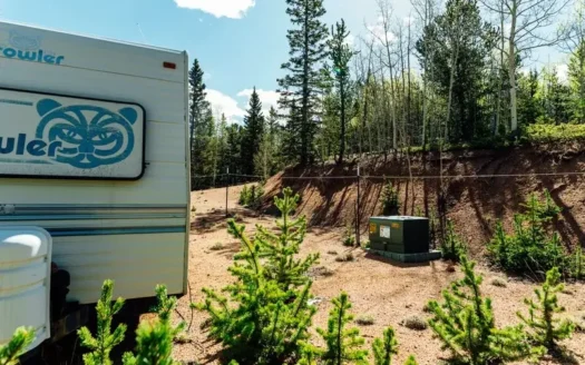 6.45 Acres with Creek, Power, Road and adjacent to BLM Land, Cripple Creek, CO 80813