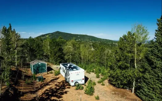 6.45 Acres with Creek, Power, Road and adjacent to BLM Land, Cripple Creek, CO 80813