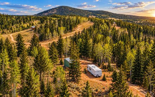 6.45 Acres with Creek, Power, Road and adjacent to BLM Land, Cripple Creek, CO 80813
