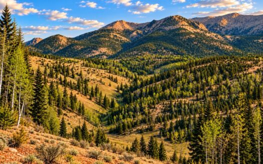 6.45 Acres with Creek, Power, Road and adjacent to BLM Land, Cripple Creek, CO 80813
