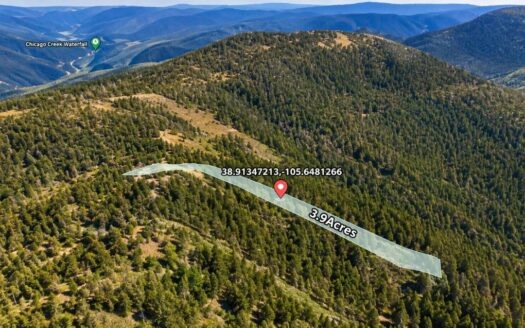 3.9 Acres Wooded Mountain Getaway or Cabin Lot, Idaho Springs, CO 80452