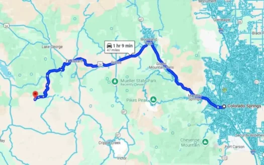 1.31 Acres Beautiful Treed Land Near Florissant, Colorado 80816