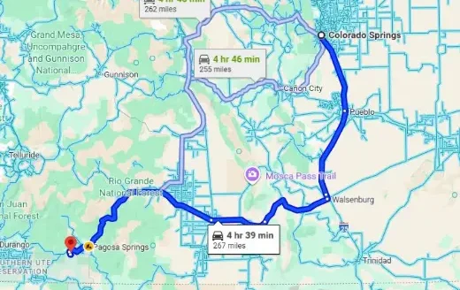 4.22 Acres Beautiful Lot to Build or Camp in Pagosa Spring, CO 81147