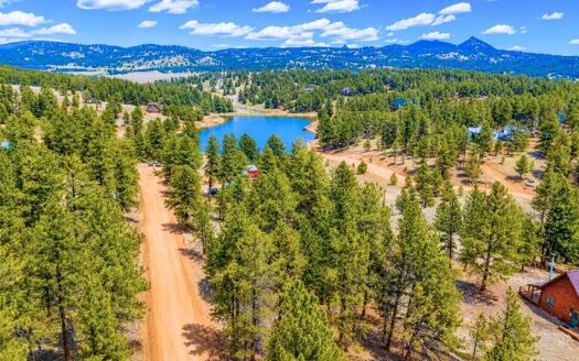 0.83 Acres Mountain Lot with Trees, Road and Power to Build, Florissant, CO