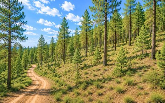 0.83 Acres Mountain Lot with Trees, Road and Power to Build, Florissant, CO