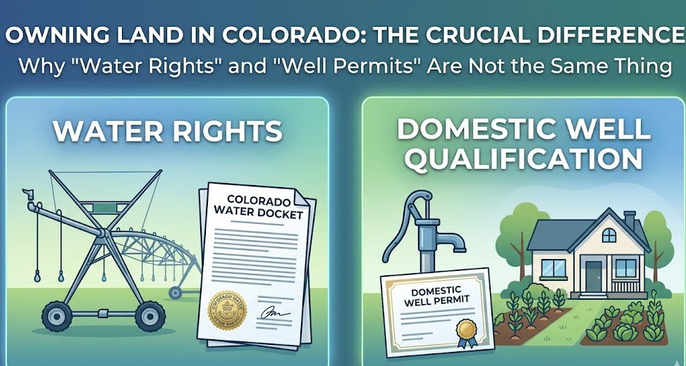 Colorado water rights vs well permit explanation