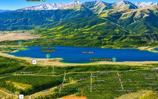 0.3 Acres Scenic Twin Lakes Land for Sale! Perfect for Colorado Mountain Retreat!